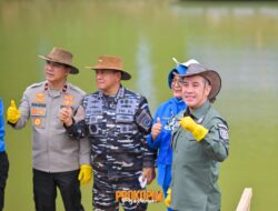 TNI AL Batalyon Infanteri 7 Marinir Teluk Pandan Wujudkan Ketahanan Pangan Nasional Lewat Bakti Sosial dan Kesehatan