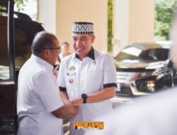 Bupati Dendi Ramadhona Dampingi Pj Gubernur Lampung dalam Agenda Monitoring Pelayanan Kesehatan Gratis di Puskesmas Gedong Tataan