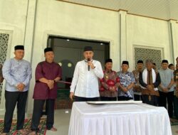 Bupati Dendi Ramadhona Resmikan Masjid Al-Muttaqin Pemkab Pesawaran