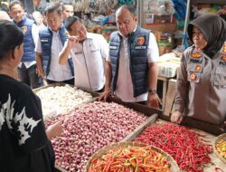 Polda Lampung Sidak Pasar, Pastikan Harga Bapokting Jelang Idulfitri Terkendali