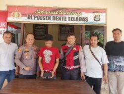 Polsek Dente Teladas Tangkap Pelaku Curas Yang Beraksi di Pangkas Rambut