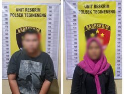 Gondol Harta Orang Tua, Sepasang Pasutri  di gelandang ke Polsek Tegineneng, Kerugian Capai 43 juta !