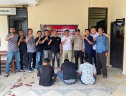 Tekab 308 Presisi Polsek Tegineneng Gelandang Tiga Pelaku Gondol 7 Ekor Sapi ke Mapolsek