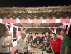 TINJAU POS RONDA MALAM, BHABINKAMTIBMAS POLSEK PADANG CERMIN PERKUAT KAMTIBMAS DI DESA BINAAN